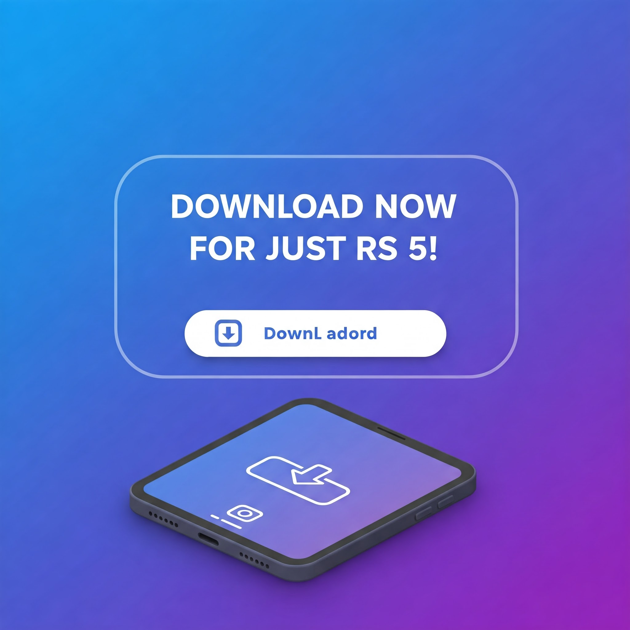 How Our ₹5 Per-Download Service Works