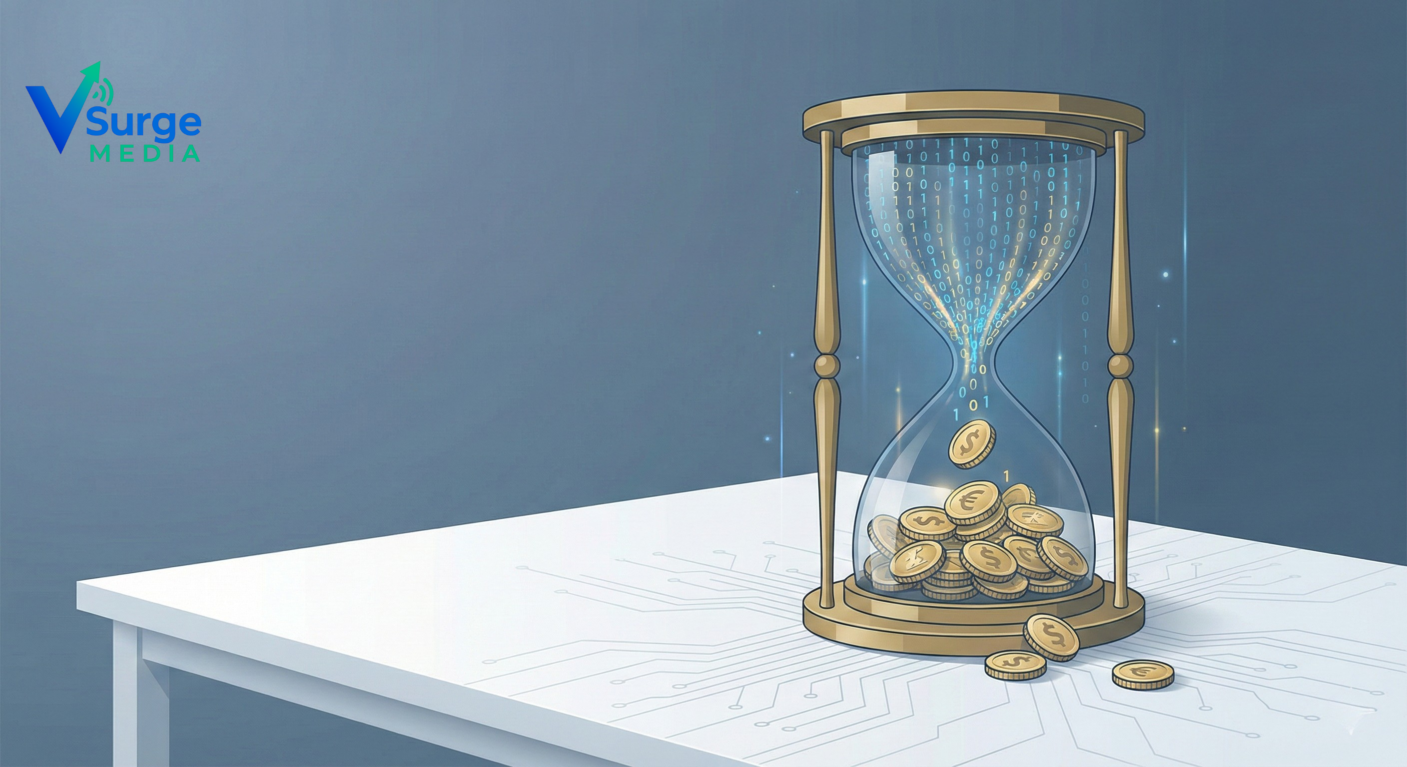 Time tracking software for remote teams concept showing time converting to value