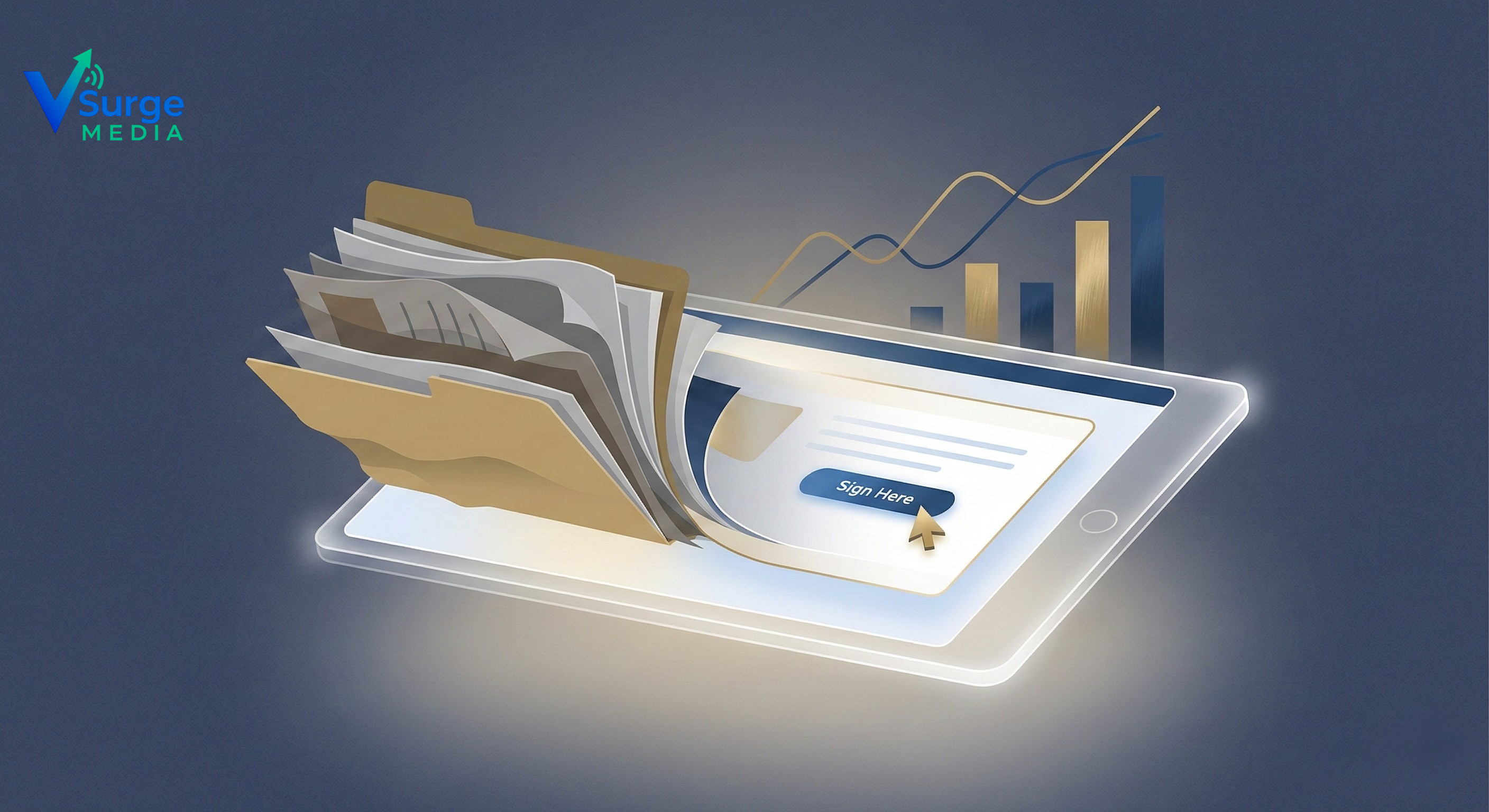 Proposal software for consultants concept showing digital transformation of documents