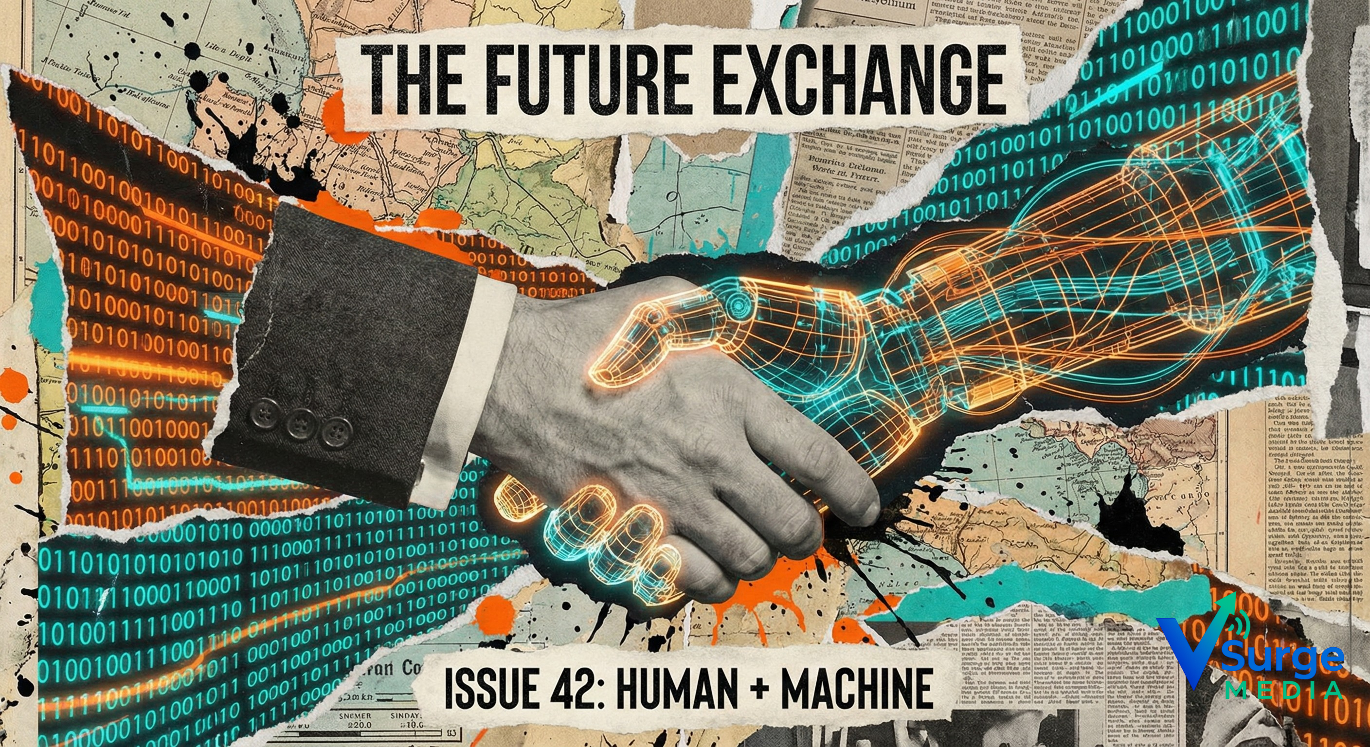 Contract management software comparison concept showing digital handshake and approval workflow